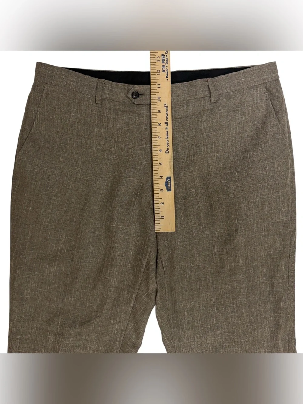 Spier & Mackay Pants Mens 36 Brown Ellis Trousers Wool Linen Silk Contemporary